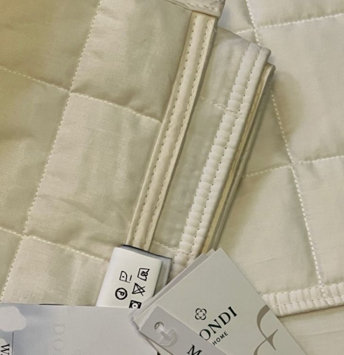 Покрывало Svad Dondi "Botticelli", 270x270 см, жемчужный