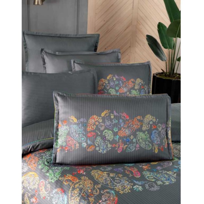 Постельное белье Sarev "Kirman", 1,5 спальное, серый