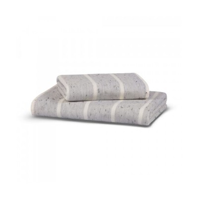 Полотенце Hamam двустороннее &quot;Estiva&quot;, 76x142 см, экрю-серый