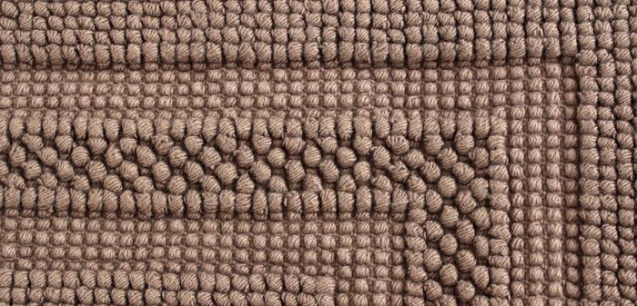 Коврик Luxberry универсальный, 70x120 см, табачный