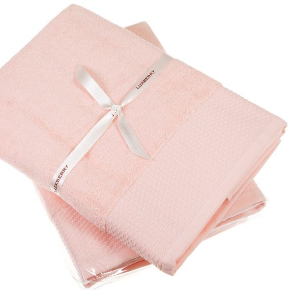 Полотенце Luxberry "Joy", 100x150 см, розовый