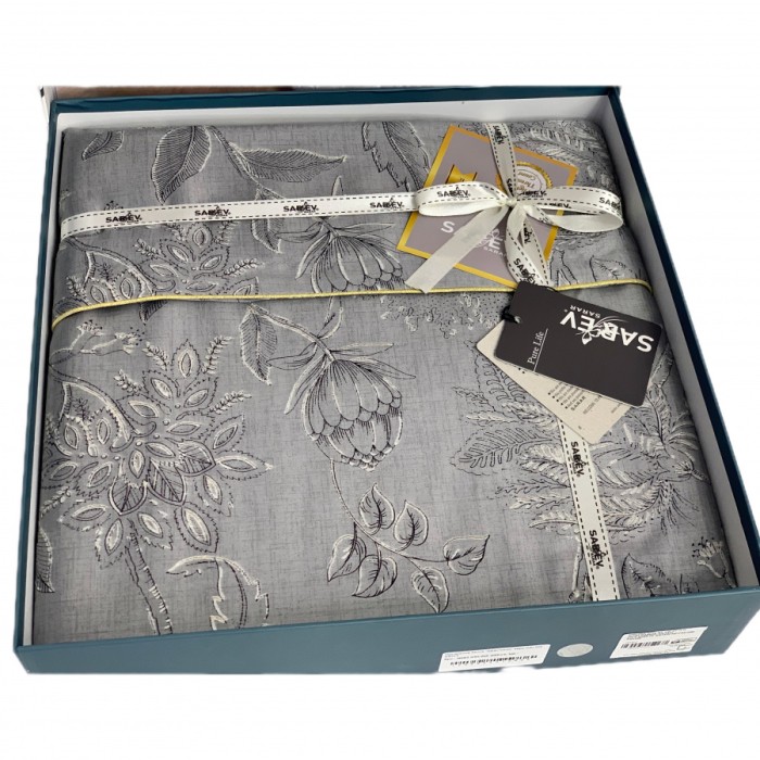 Постельное белье Sarev "Orlina", 1,5 спальное, серый