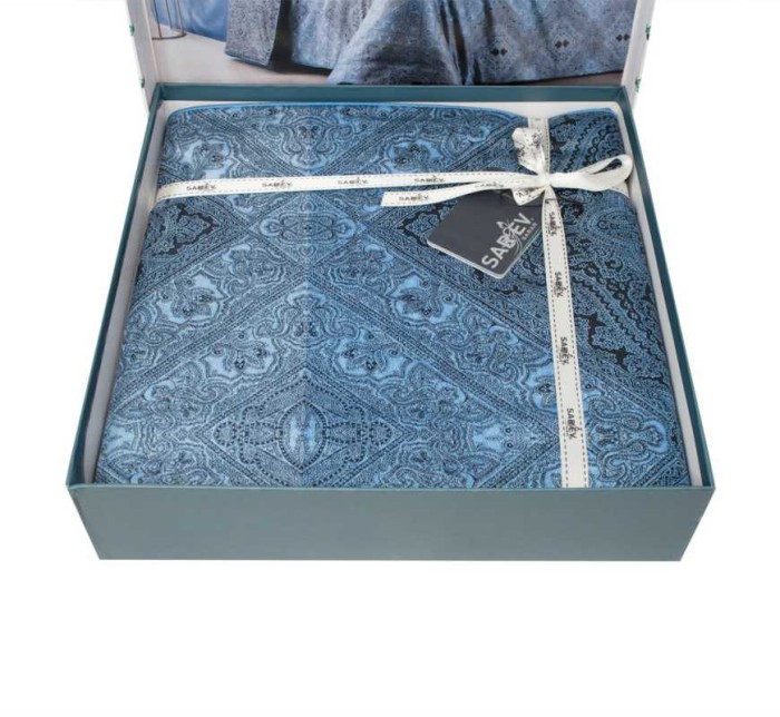 Постельное белье Sarev "Brezno", 2-х спальное (евро), синий