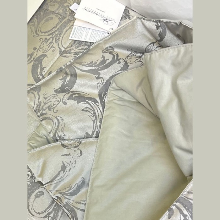 Покрывало Blumarine "Regale", 270x270 см, серо-голубой