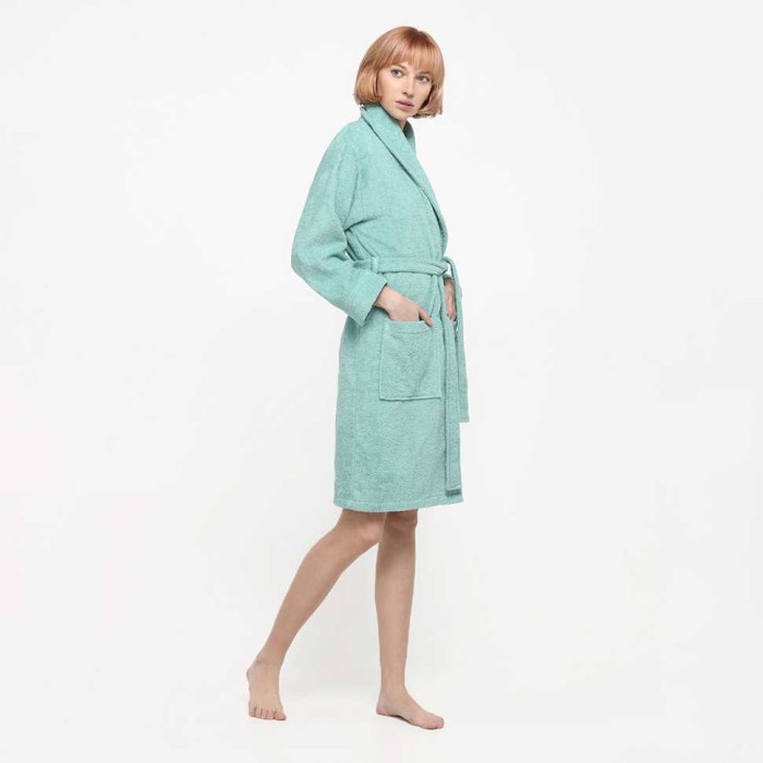 Халат Arya женский "Miranda Soft", L, аква