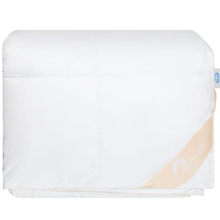 Одеяло Arya пух-перо Deluxe "Line Glory", 195x215 см, белый