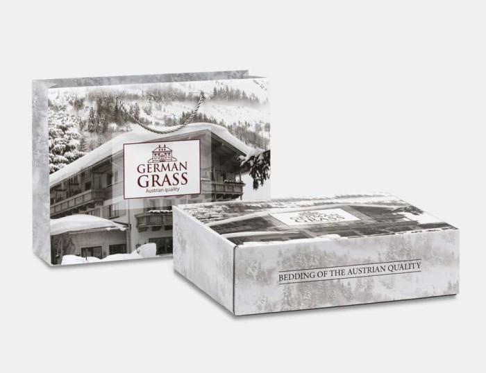 Постельное белье German Grass Silk Bliss "Chocolate Pie", семейное