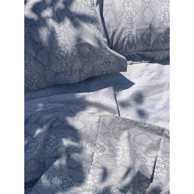 Постельное белье TAG "Pitonato", 2-х спальное (евро), серый