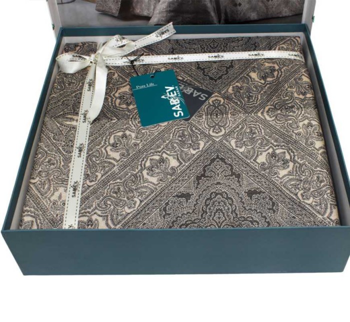 Постельное белье Sarev "Brezno", 2-х спальное (евро), бежевый