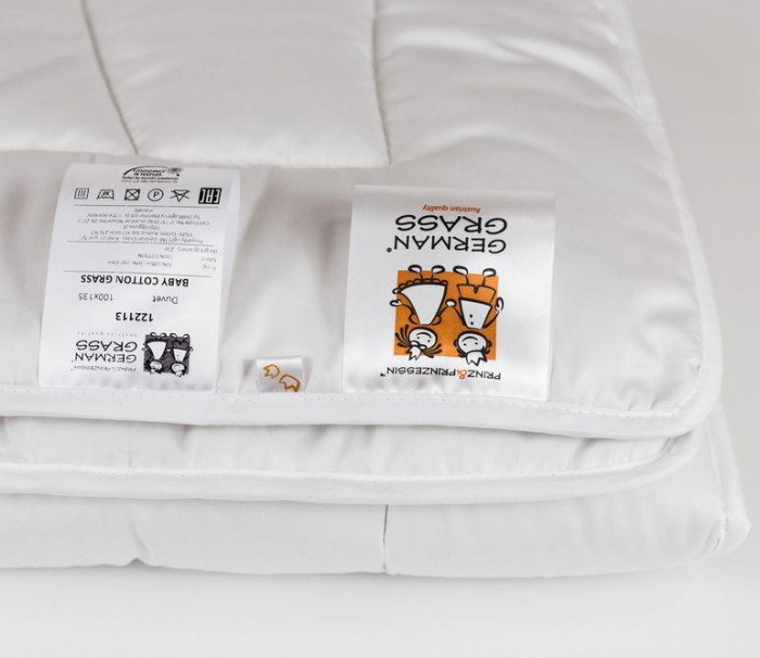 Одеяло Prinz and Prinzessin хлопок "Baby Cotton", 100x135 см, всесезонное