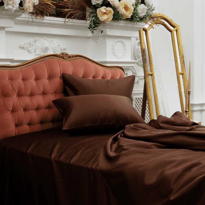 Постельное белье German Grass Silk Bliss "Chocolate Pie", 2-х спальное (евро)