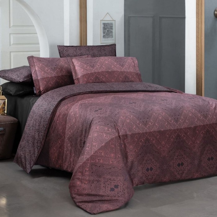 Постельное белье Sarev "Brezno", 1,5 спальное, красный