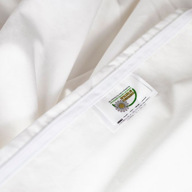 Постельное белье German Grass "Salzburg Rose", 2-х спальное (евро), белый