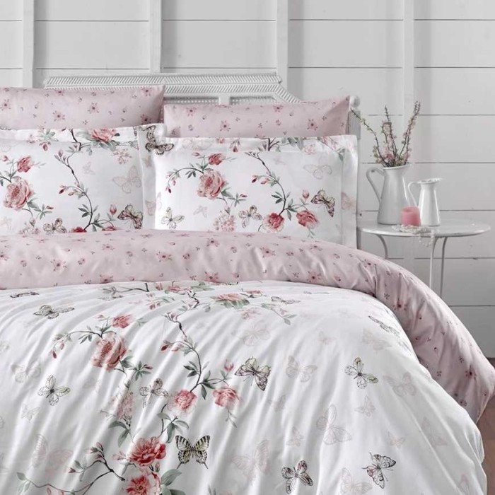 Постельное белье Do&Co Delux "Matilde", 1,5 спальное, белый