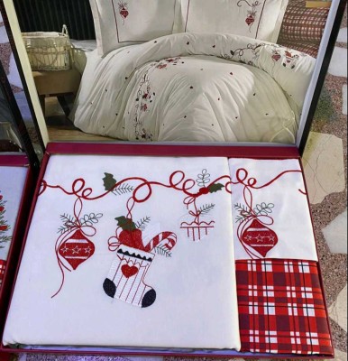 Постельное белье Ronesa Home вышивка &quot;Christmas&quot;, 2-х спальное (евро)