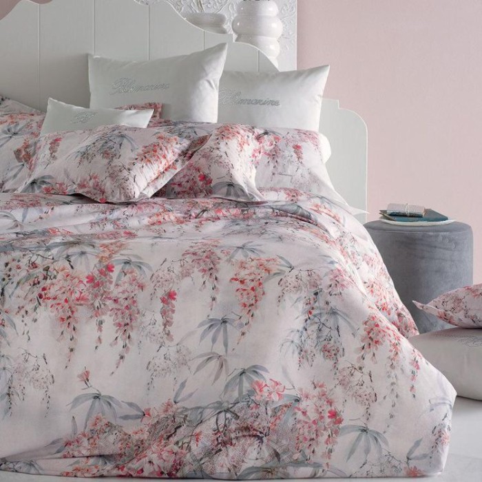 Постельное Blumarine "Glicine", 2-х спальное (евро), розовый