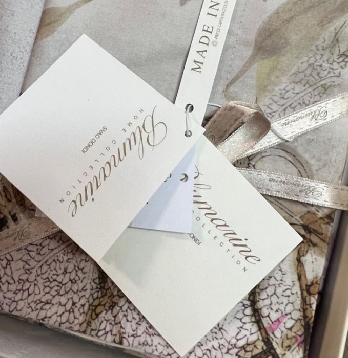 Постельное Blumarine "Glicine", 2-х спальное (евро), розовый