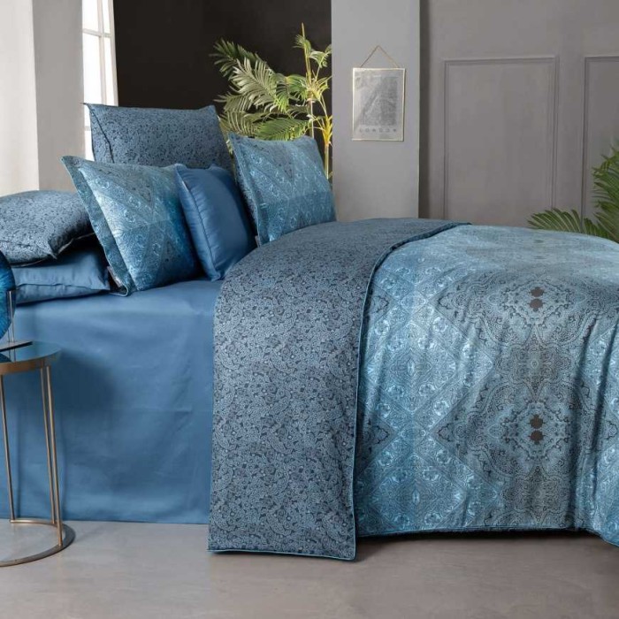 Постельное белье Sarev "Brezno", 1,5 спальное, синий
