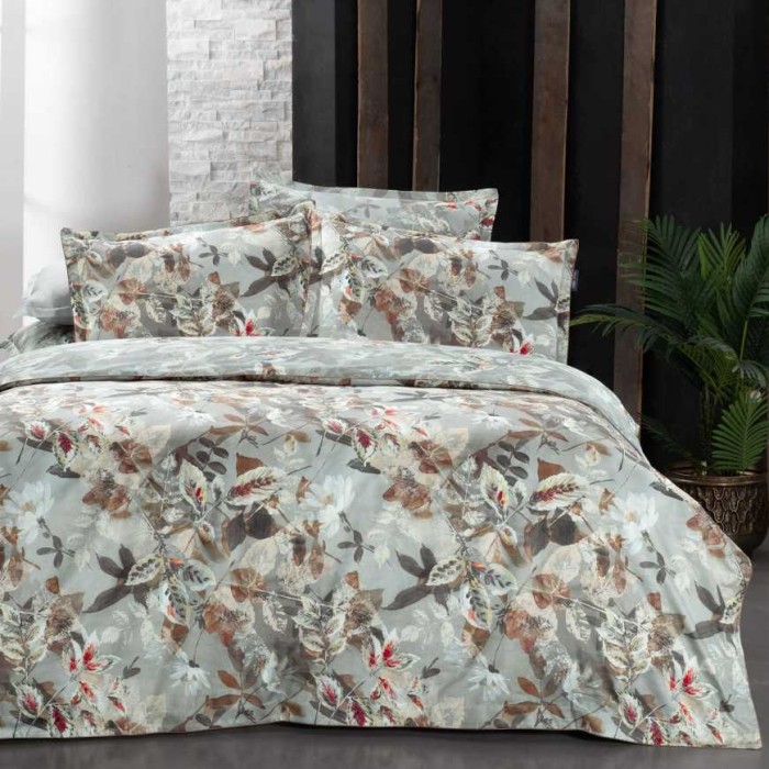 Постельное белье Sarev "Emily", 2-х спальное (евро), серый