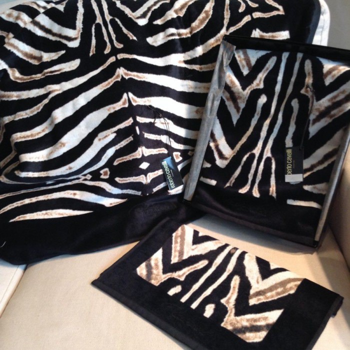 Постельное белье Roberto Cavalli "Zebrato" 001, 2-х спальное (евро), бежевый