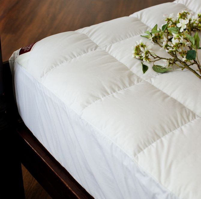 Наматрасник German Grass с юбкой "Down Grass", 180x200+40 см, теплый