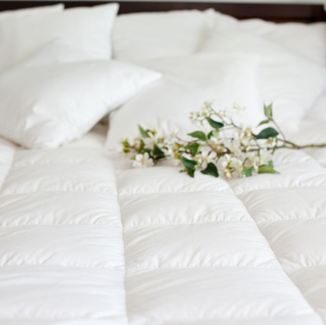 Наматрасник German Grass с юбкой "Down Grass", 180x200+40 см, теплый