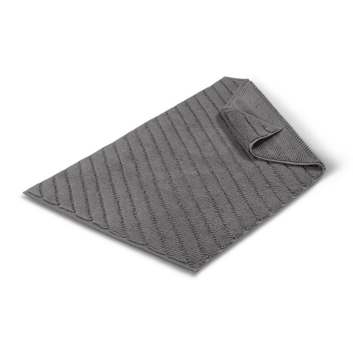 Коврик Hamam для ног "Diagonal", 60x95 см, темно-серый