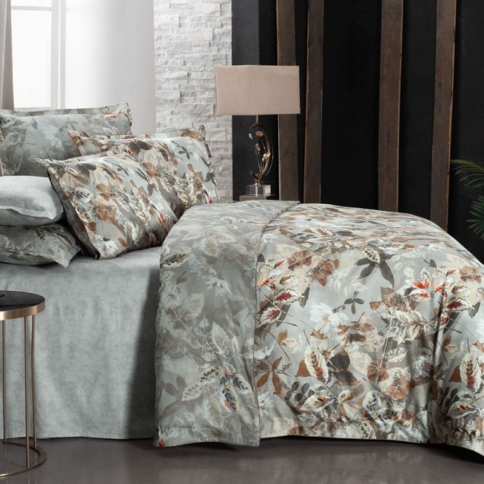 Постельное белье Sarev "Emily", 1,5 спальное, серый