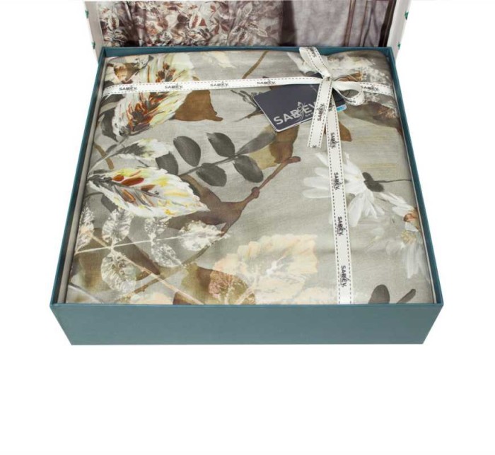 Постельное белье Sarev "Emily", 1,5 спальное, серый