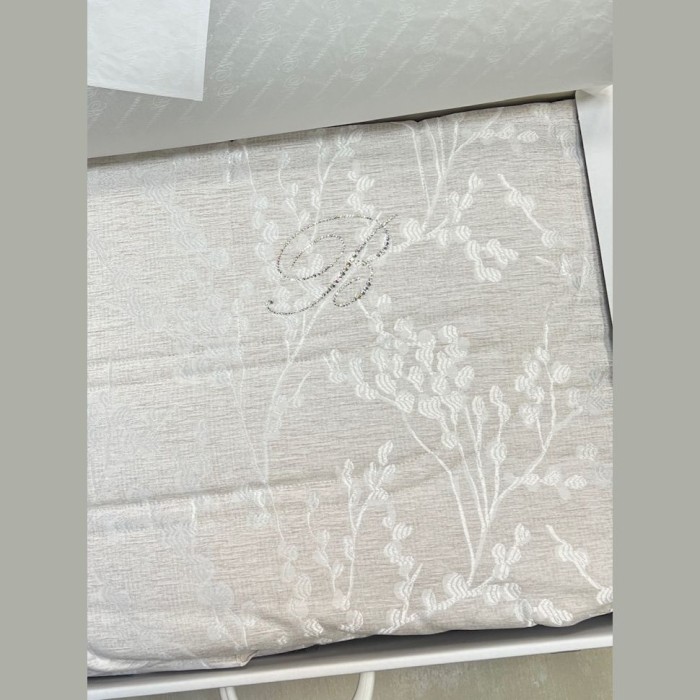 Покрывало Blumarine "Gea", 270x270 см, кристальный