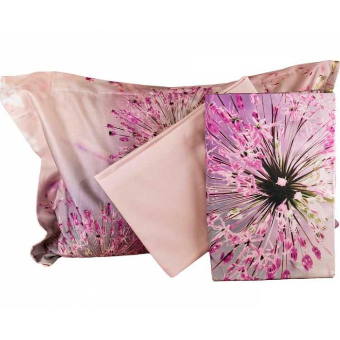 Постельное белье Tivolyo Deluxe "Dandelion", 1,5 спальное, лиловый