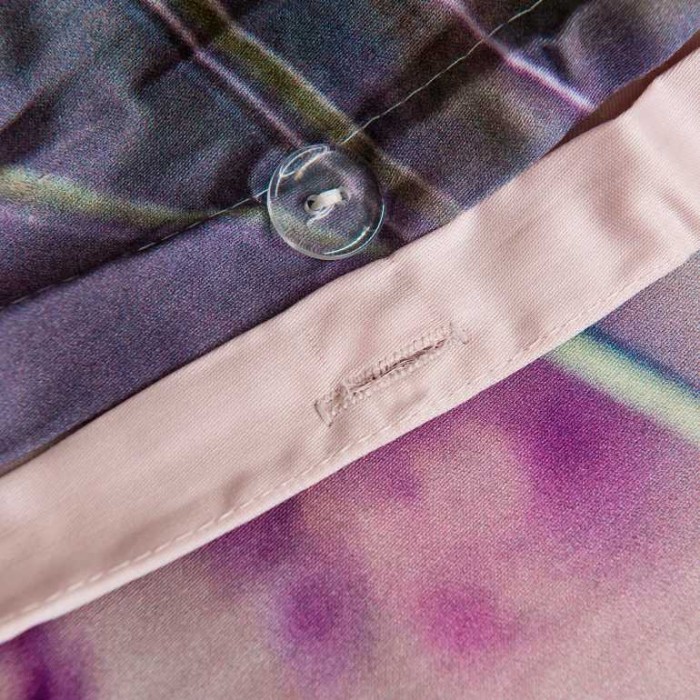 Постельное белье Tivolyo Deluxe "Dandelion", 1,5 спальное, лиловый