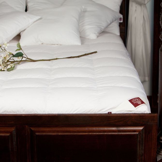 Наматрасник German Grass с юбкой "Down Grass", 200x200+40 см, теплый