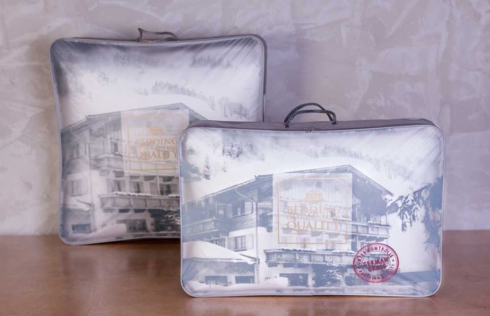 Наматрасник German Grass с юбкой "Down Grass", 200x200+40 см, теплый