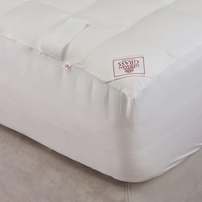 Наматрасник German Grass с юбкой "Down Grass", 200x200+40 см, теплый