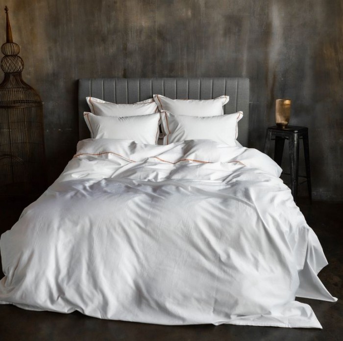 Наволочка German Grass "Salzburg Rose", 70x70 см, 2 шт, белый