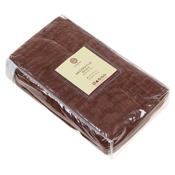 Покрывало Luxberry "Velvet", 240x260 см, коричневая замша