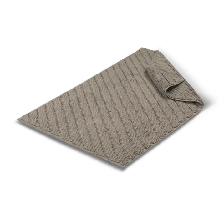Коврик Hamam для ног "Diagonal", 60x95 см, серый