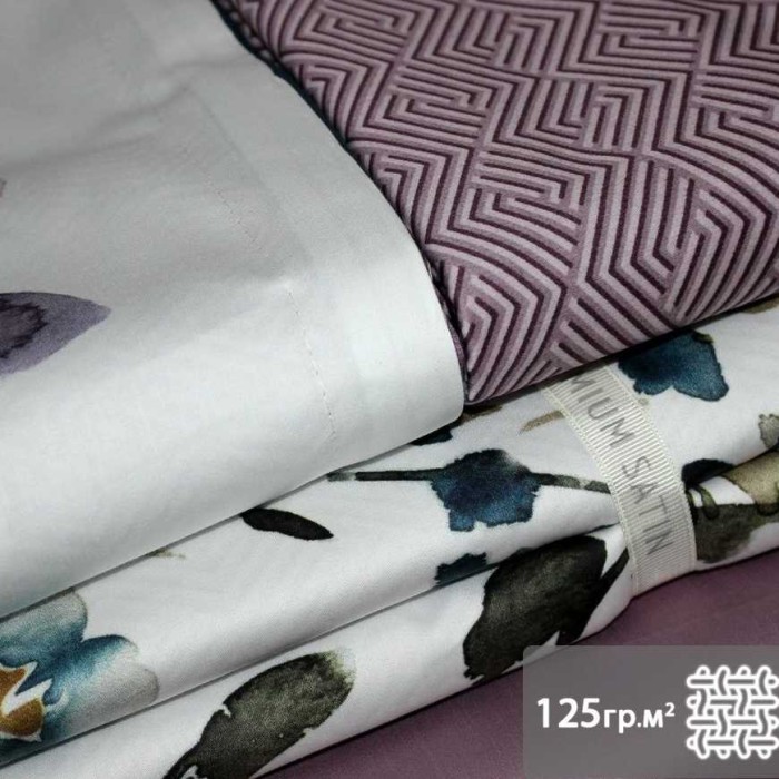 Постельное белье Do&Co Premium "Delcina", 2-х спальное (евро), лиловый