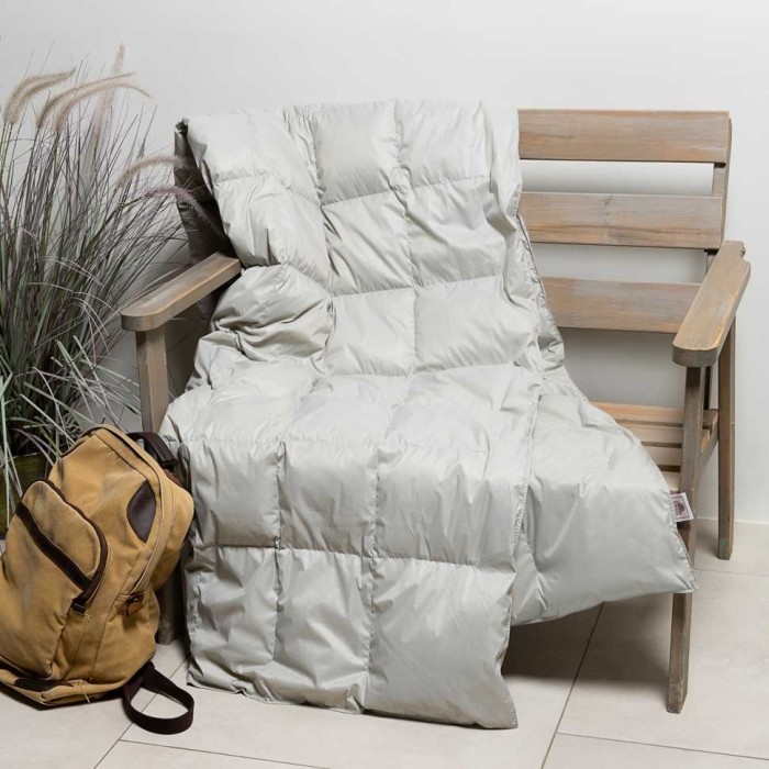 Плед German Grass дорожный "Travel Plaid", 140x200 см, серый