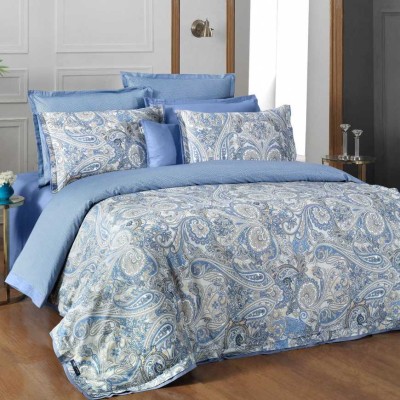 Постельное белье Sarev "Volga", 1,5 спальное, синий