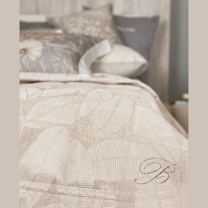 Покрывало Blumarine "Jennifer", 270x270 см, бежевый