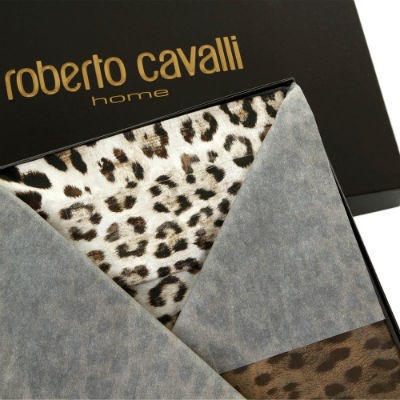 Постельное белье Roberto Cavalli "Bravo" 001, семейное, коричневый
