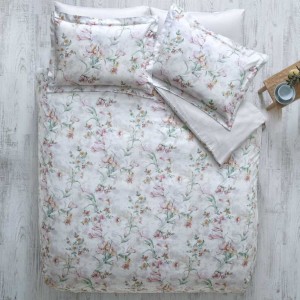 Постельное белье Tivolyo Deluxe "Adoria", 1,5 спальное, белый