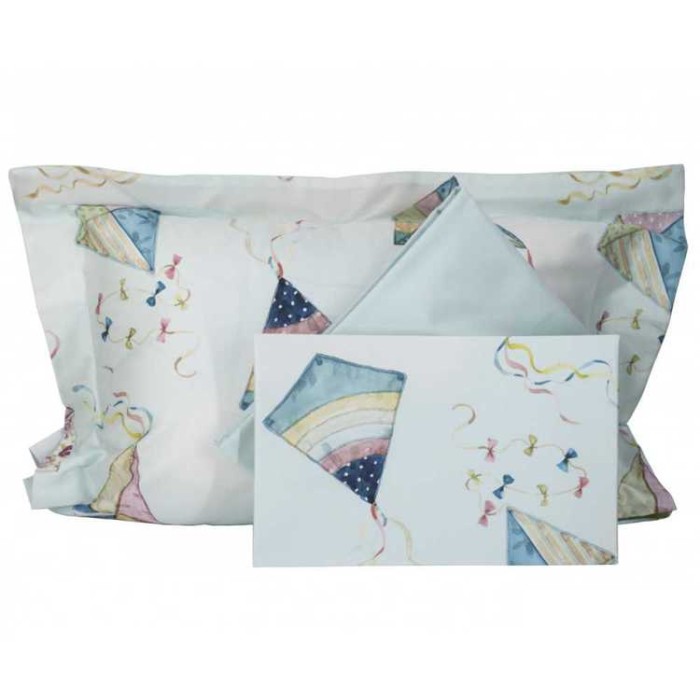 Постельное белье Tivolyo подростковое "Kite", 1,5 спальное, белый