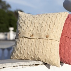 Наволочка "Imperio 22" LUXBERRY, 40х40см, ваниль