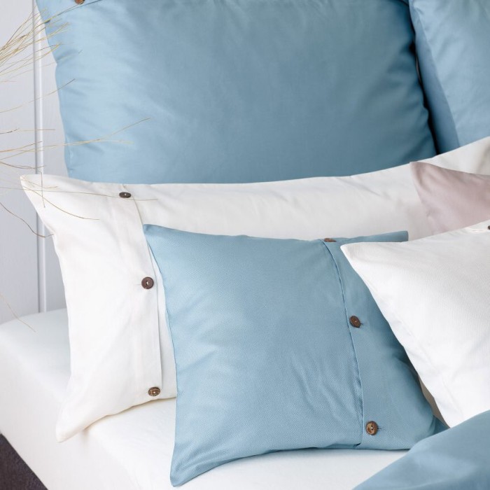 Наволочка Curt Bauer дамаст "Tender", 65x65 см, бирюзовый