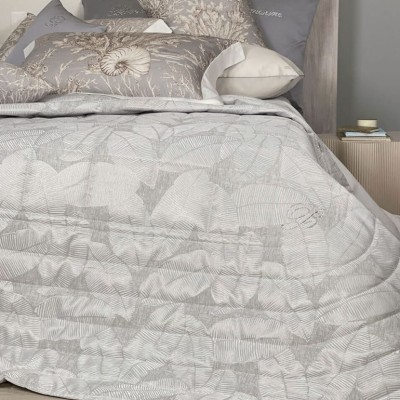 Покрывало Blumarine "Jennifer", 270x270 см, серо-голубой