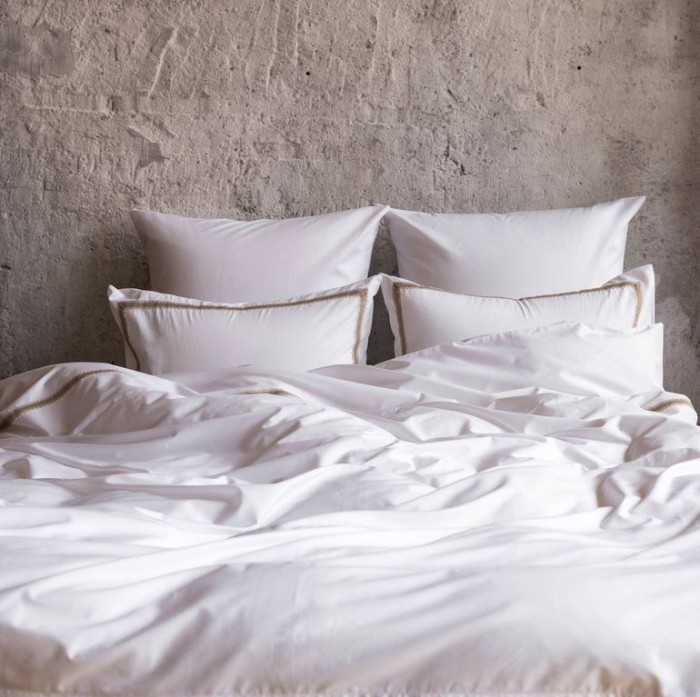 Постельное белье German Grass "Tyrol Canvas", семейное, белый