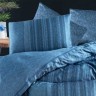 Постельное белье Do&Co Premium "Talya", 2-х спальное (евро), голубой